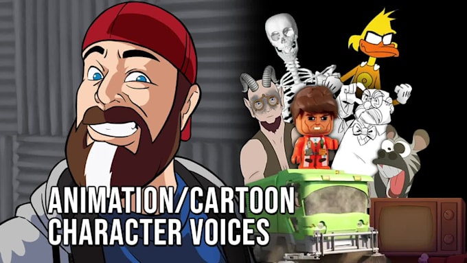 voice over your animation and cartoon characters