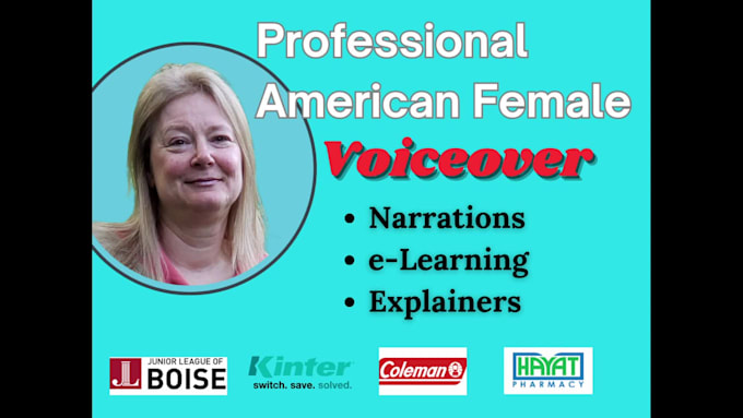 produce a professional narration voice over