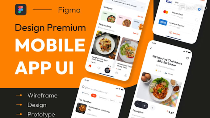 create mobile app UI UX design with figma