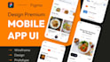 create mobile app UI UX design with figma