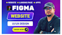 do figma website design, figma design, website ui ux and mobile app ui ux design