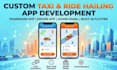 develop taxi booking app, ride hailing, ride sharing driver app, passenger app