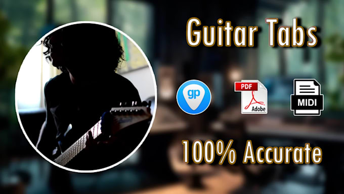 create guitar tabs for any song you want