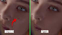 remove blemishes and unwanted objects from faces in videos