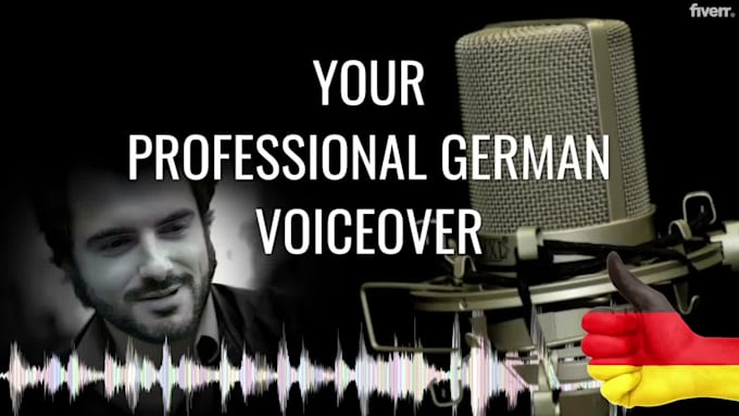 be your german voice over artist
