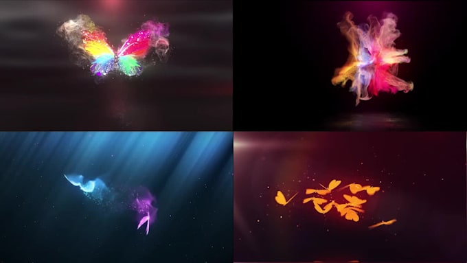 make top 10 butterfly kids youtube video intro  animated logo intro video