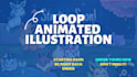 create loop animated illustrations