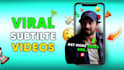 add colorful animated subtitles to short videos