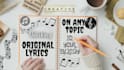write song lyrics on any given topic