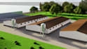 design cgi 3d poultry farm, poultry layout, chicken farm, broiler farm,