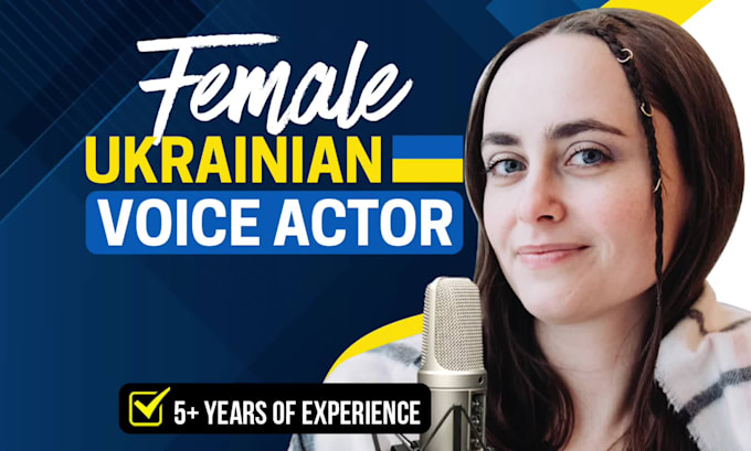 be your ukrainian female voice over artist narrator for commercials audiobooks
