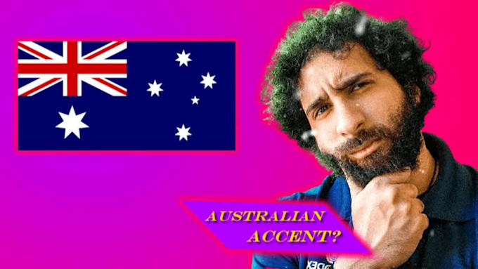 be a male spokesperson with an australian accent
