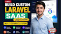custom laravel CRM, saas platform, admin panel and business dashboard system