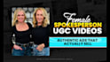 create female spokesperson ugc videos and social media ads
