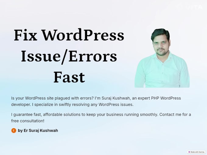 fix wordpress errors bugs and issues super fast delivery