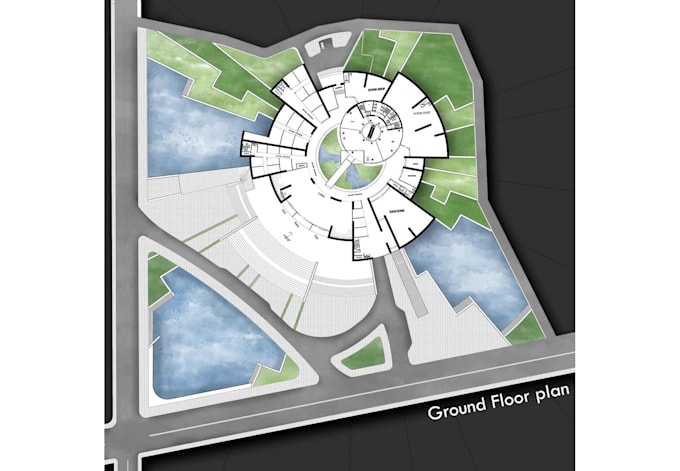 do render architectural master plan, landscape plan, floor plan