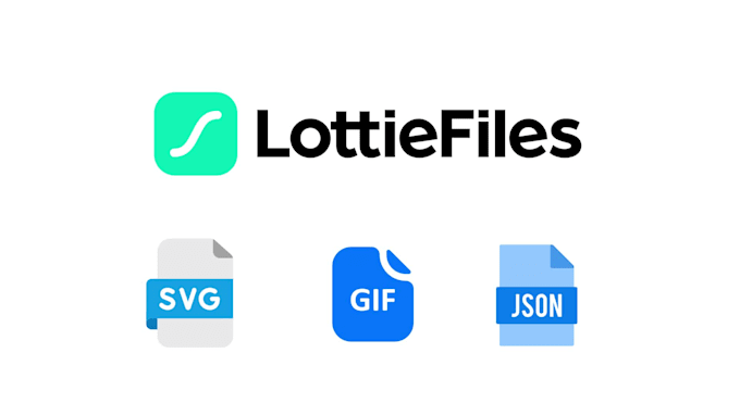 create custom lottie, GIF, svg animations