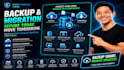 backup and migrate wordpress, wix, webflow or any website
