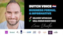 be your dutch male voiceover and spokesperson
