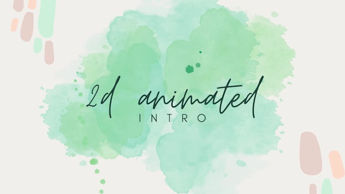 create best 2d animated intro or outro