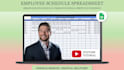 send an employee work schedule template google sheets