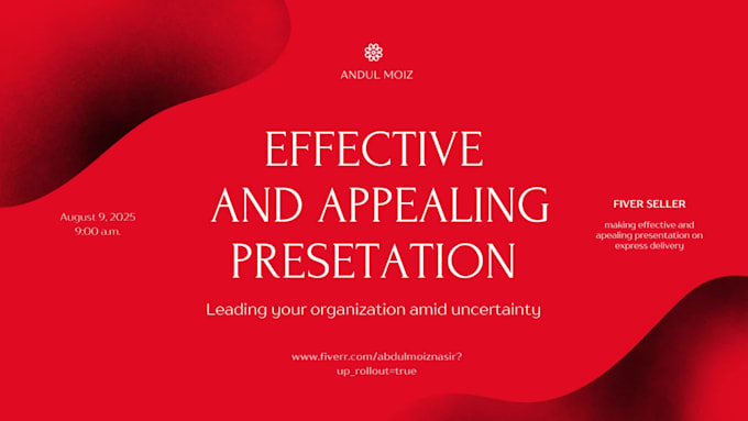 deliver effective and appealing presentation