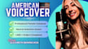 record a professional american english female voice over