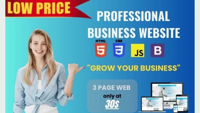 Be your front end web developer using html, css, javascript, react by ...