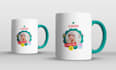 design a custom coffee mug or cup with images and typography