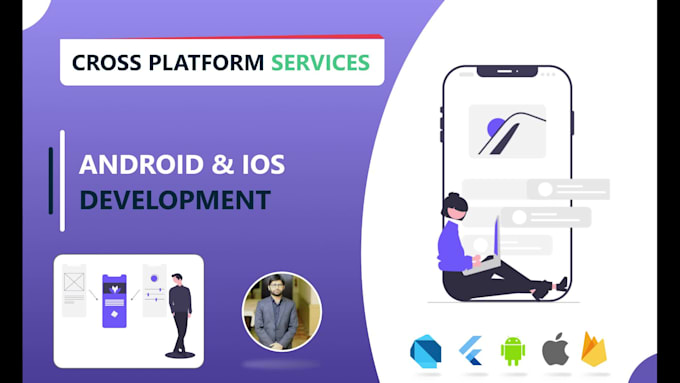 develop android and ios mobile application using flutter