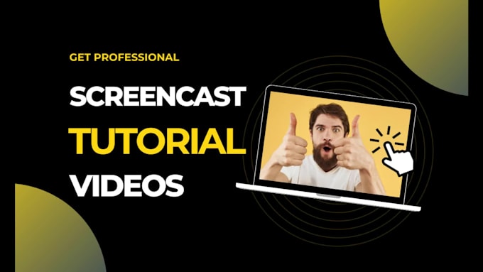 screencast a professional video tutorial of your website or app