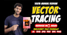 do vector tracing, vectorize image, recreate logo in vector file