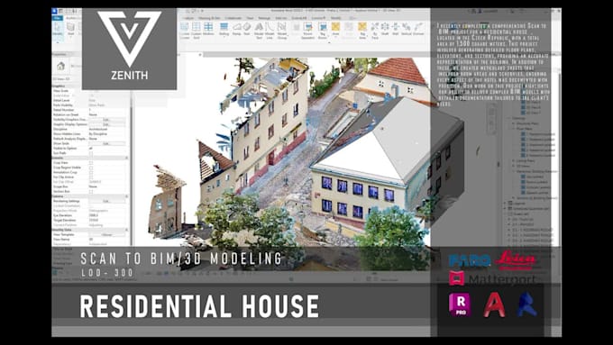 do scan to revit bim and point cloud to 3d model