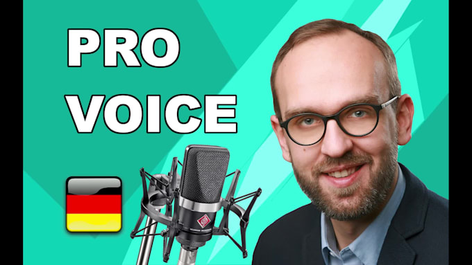 do german voice over in a deep, casual or energetic voice