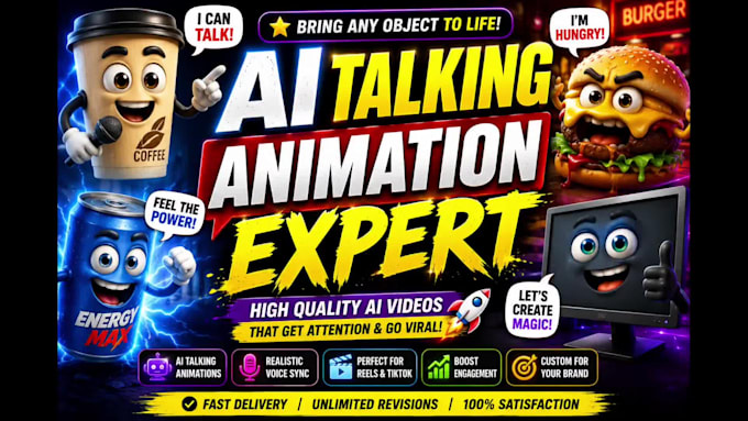 create viral ai talking object videos for reels, shorts tiktok, ai animation