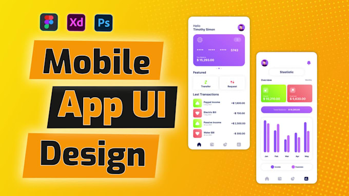 Design mobile app ui ux design in figma by Bhavik_gondha | Fiverr