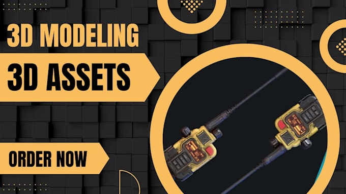 create high quality 3d game assets and props for games