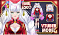 design and rigging high quality live2d model art character for vtuber