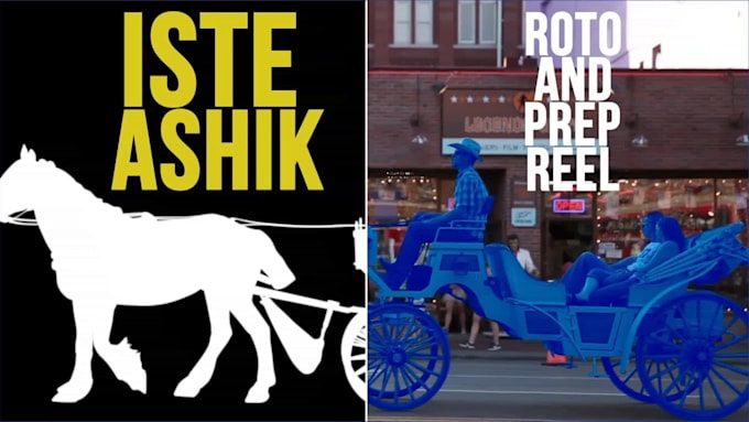 do rotoscoping, green screen remove, wire removal precisely