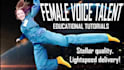 do female voice for educational explainers, tutorials