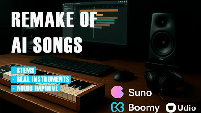 professionally recreate your ai generated instrumental