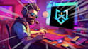 create an animated  twitch overlay, alerts, and esports logo, kick