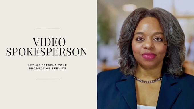 create a spokesperson script read video