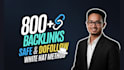do monthly manual contextual backlinks using white hat, authority link building