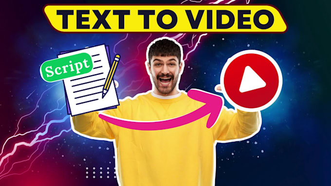 convert blog post, article or text to video with voice over