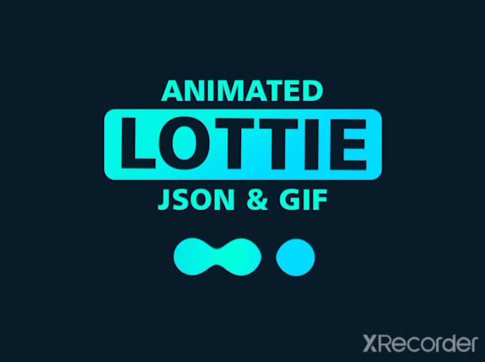 custom lottie animations with json files for your website or app