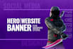 design impactful hero image and shopify web banner ads