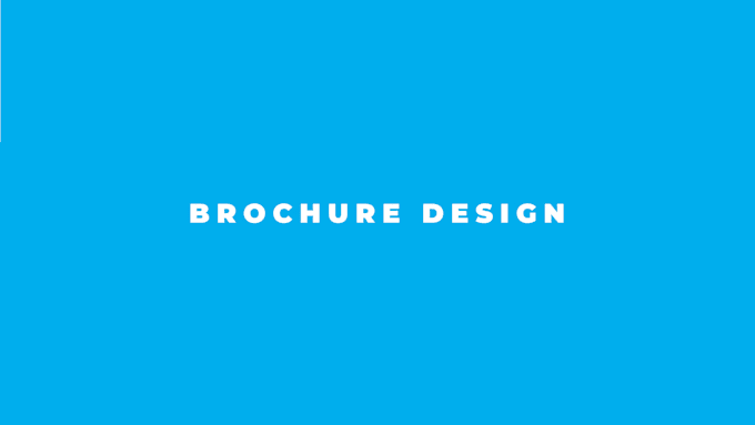 do creative brochure or double sided flyer design