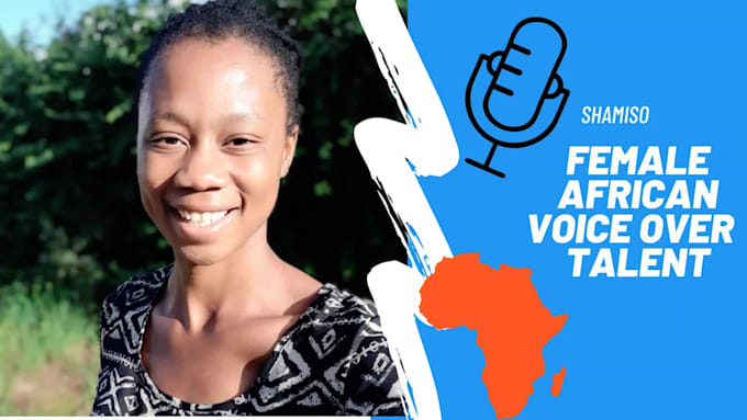 do a voice over in an african female voice