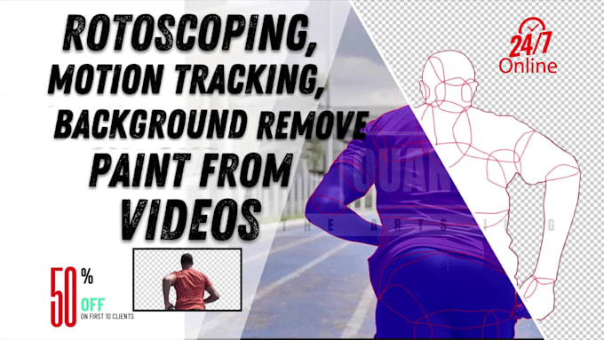 rotoscoping, motion tracking, background remove, screen replacement from videos